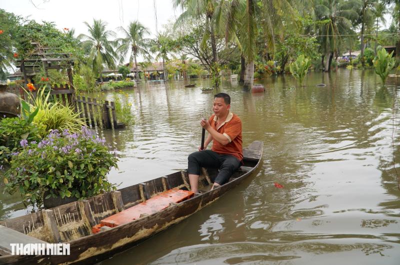 Ngập nước tại Thanh Đa và Bình Quới: Người dân khẩn trương ứng phó với triều cường - Ảnh 9.