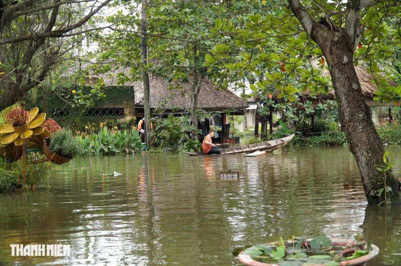Ngập nước tại Thanh Đa và Bình Quới: Người dân khẩn trương ứng phó với triều cường - Ảnh 5.
