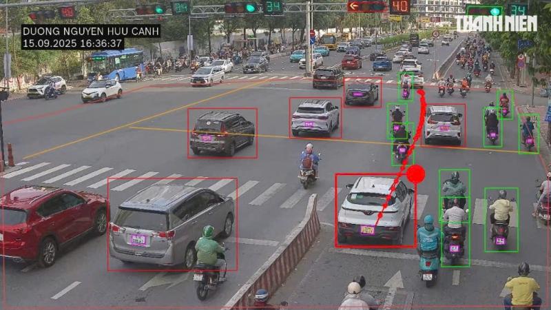 Danh sách lỗi vi phạm camera AI đường Nguyễn Hữu Cảnh 'soi': Tài xế không ngờ - Ảnh 1.