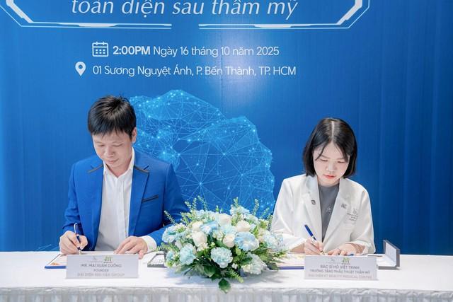 Mai Hân Group và KT Beauty ký kết hợp tác, nâng tầm phục hồi sau thẩm mỹ - Ảnh 1.