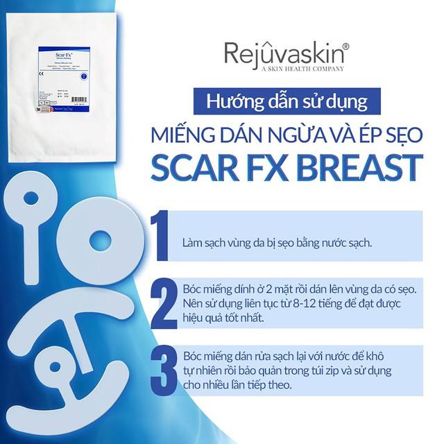 Hướng dẫn sử dụng miếng dán Scar FX cho phẫu thuật ngực đúng chuẩn y khoa- Ảnh 6.