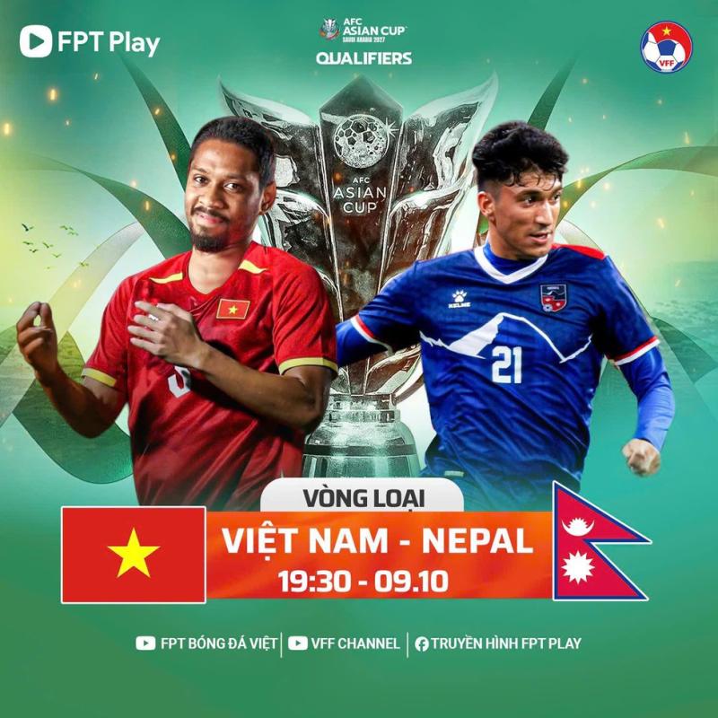 Xác định lần cuối 5 kênh phát trực tiếp Việt Nam đấu Nepal, HLV Kim tiết lộ một bí mật- Ảnh 1.