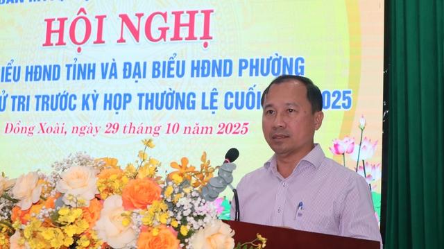 Chủ tịch HĐND tỉnh Đồng Nai tiếp xúc cử tri thành phố Đồng Xoài cũ   - Ảnh 3.