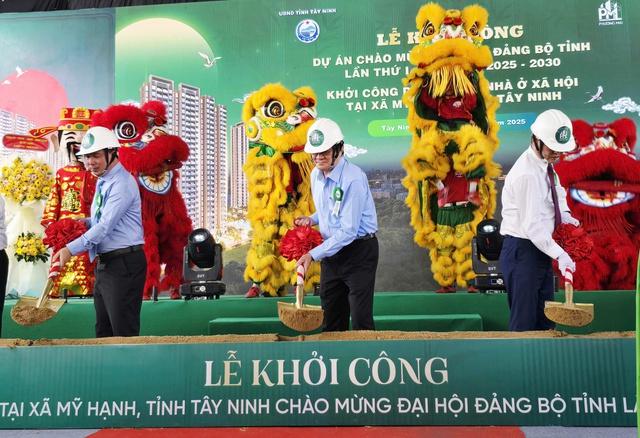 Tây Ninh: Khởi công dự án 1.646 căn nhà ở xã hội tại xã Mỹ Hạnh- Ảnh 2.