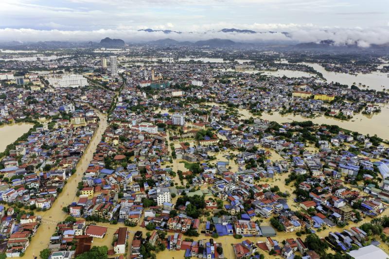 Thái Nguyên hôm nay 8.10: Mưa ngớt, nước lũ dâng cao - Ảnh 1.