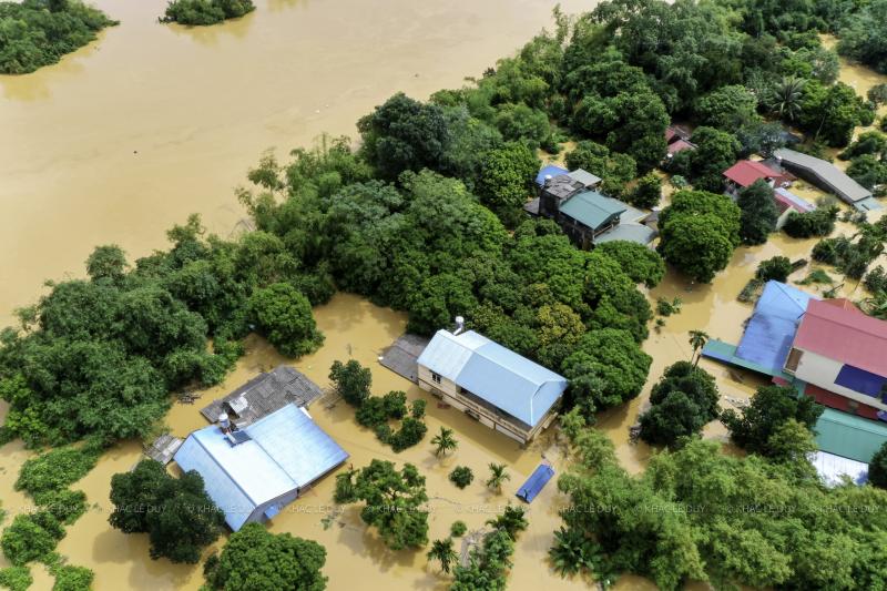Thái Nguyên hôm nay 8.10: Mưa ngớt, nước lũ dâng cao - Ảnh 4.