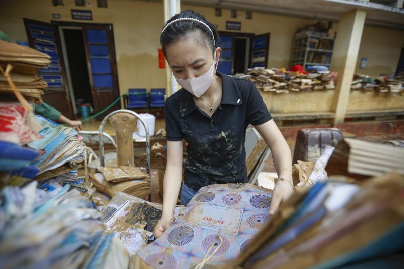 Hình ảnh Trường ĐH Sư phạm Thái Nguyên ngổn ngang sau lũ lịch sử- Ảnh 15.