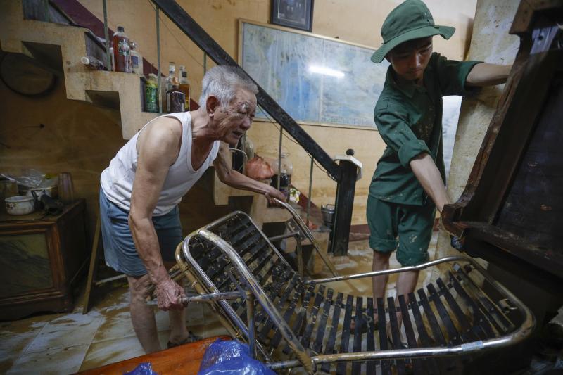Hình ảnh Trường ĐH Sư phạm Thái Nguyên ngổn ngang sau lũ lịch sử- Ảnh 21.