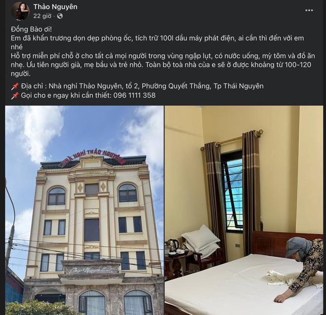 Chung cư và nhà nghỉ ở Thái Nguyên mở cửa đón người chạy lũ miễn phí - Ảnh 3.