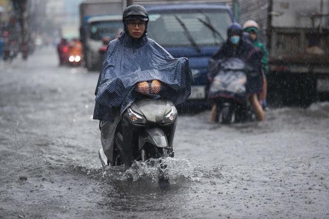 Dự báo thời tiết TP.HCM: Liên tục mưa lớn, triều cường vào chiều tối - Ảnh 1.