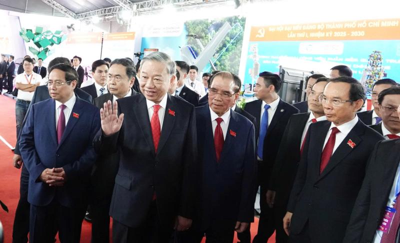Tổng Bí thư Tô Lâm dự Đại hội đại biểu Đảng bộ TP.HCM lần thứ I- Ảnh 2.