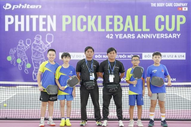Ươm mầm cho các tài năng nhí ở giải pickleball Phiten Cup 2025- Ảnh 4.