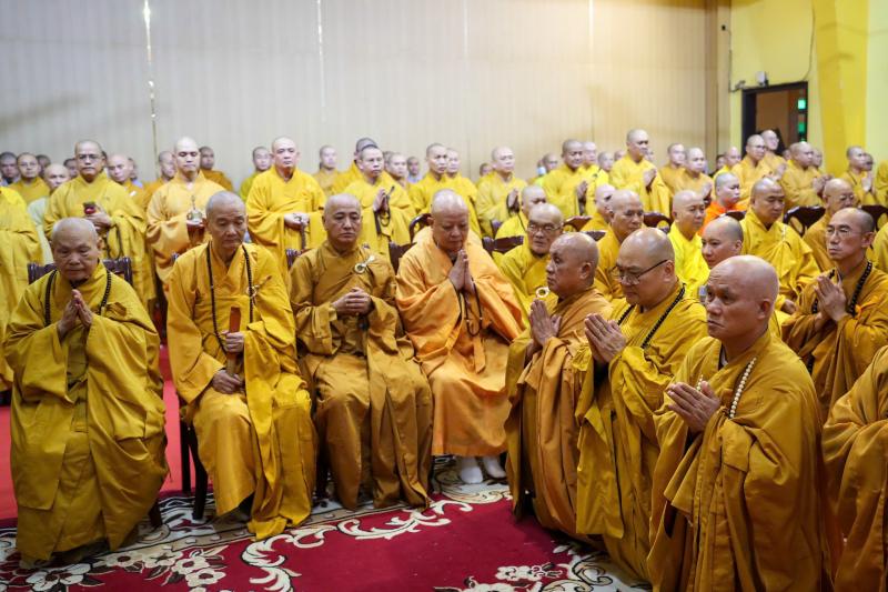 Trang nghiêm lễ nhập quan trưởng lão hòa thượng Thích Trí Tịnh tại chùa Vĩnh Nghiêm- Ảnh 6.