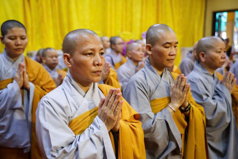 Trang nghiêm lễ nhập quan trưởng lão hòa thượng Thích Trí Tịnh tại chùa Vĩnh Nghiêm- Ảnh 9.