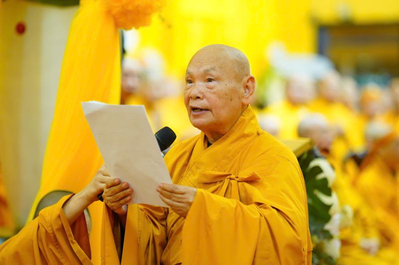 GHPGVN tiễn đưa kim quan trưởng lão hòa thượng Thích Trí Tịnh rời chùa Vĩnh Nghiêm - Ảnh 4.