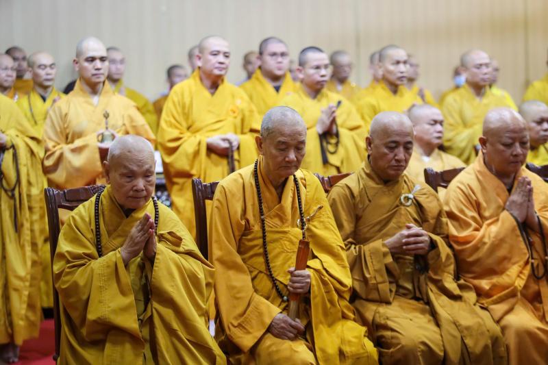 Trang nghiêm lễ nhập quan trưởng lão hòa thượng Thích Trí Tịnh tại chùa Vĩnh Nghiêm- Ảnh 11.