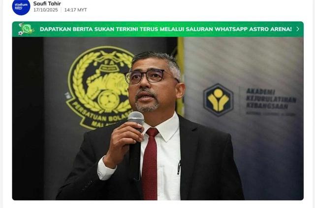 Rò rỉ ảnh người bị FAM đình chỉ chụp cùng Chủ tịch FIFA: 'CĐV Malaysia sốc!'- Ảnh 1.