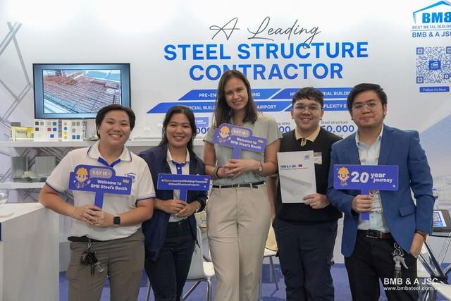 BMB Steel khẳng định vị thế tại triển lãm quốc tế ở Philippines- Ảnh 1.