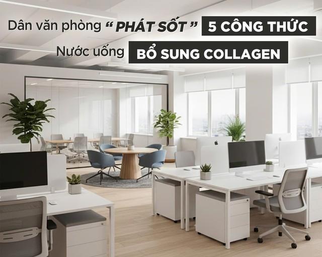 Dân văn phòng ‘phát sốt’ với 5 công thức nước uống: Vừa ngon, vừa bổ sung collagen- Ảnh 1.