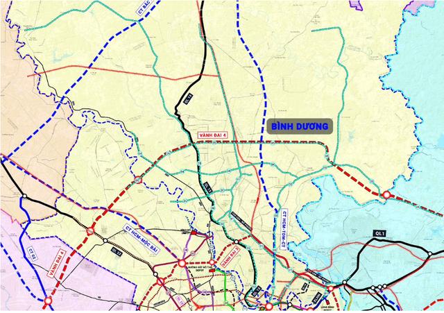  ‘Đường đi’ của 2 tuyến metro kết nối khu trung tâm TP.HCM đến Bình Dương (cũ)- Ảnh 1.