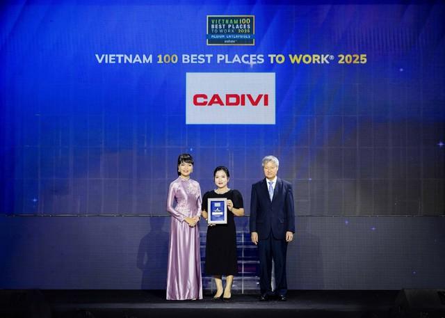 CADIVI giữ vị trí Top 20 ‘Nơi làm việc tốt nhất Việt Nam 2025’ - Ảnh 1.