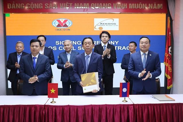 TKV ký hợp đồng mua bán than với doanh nghiệp năng lượng Lào- Ảnh 1.