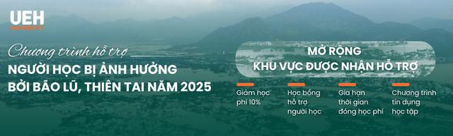 Giảm học phí sinh viên và nhiều hoạt động hướng về đồng bào vùng bão lũ- Ảnh 1.
