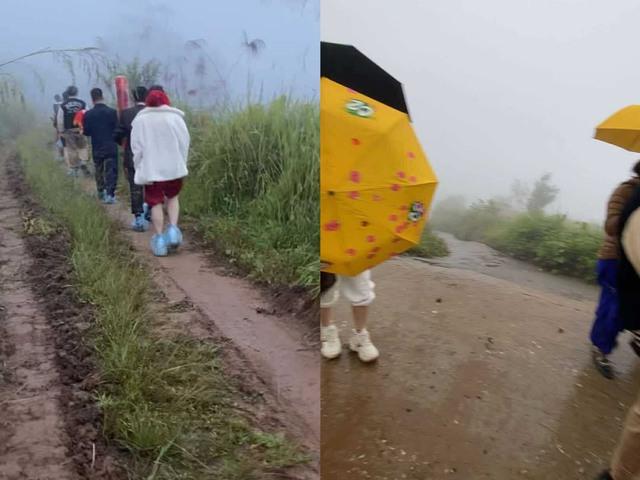 Nhà trai vượt 600 km, lội đường đất 2 km mang sính lễ hỏi cưới cô dâu  - Ảnh 1.