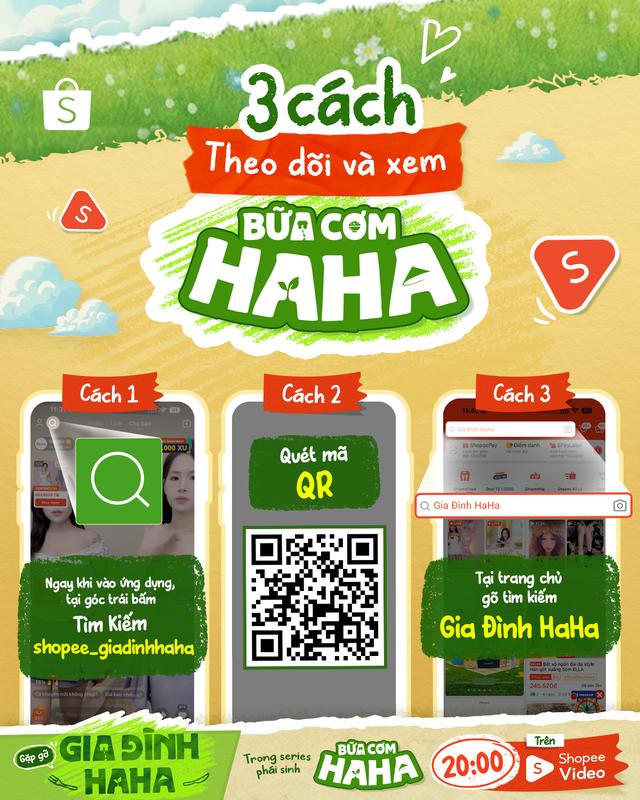 Gặp gỡ ‘Gia Đình Haha’ trong series phái sinh ‘Bữa Cơm Haha’ vừa lên sóng trên Shopee- Ảnh 3.