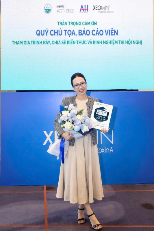 Bác sĩ Tô Lan Phương báo cáo tại hội nghị CME về incobotulinum toxin A tinh khiết - Ảnh 4.