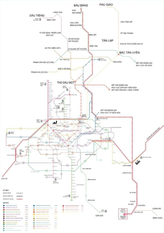  ‘Đường đi’ của 2 tuyến metro kết nối khu trung tâm TP.HCM đến Bình Dương (cũ)- Ảnh 4.