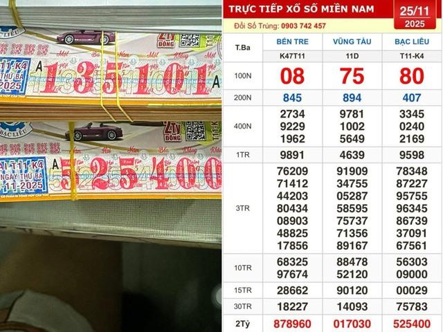 TP.HCM: Đại lý bán 14 tờ trúng độc đắc xổ số miền Nam ngày 25 tháng 11  - Ảnh 1.
