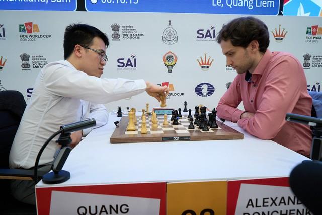 Lê Quang Liêm dừng bước ở World Cup cờ vua 2025 sau loạt đấu tie-break cân não- Ảnh 1.