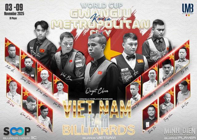 Billiards: Cơ thủ Việt Nam 'đổ bộ' Hàn Quốc, Trần Quyết Chiến được đặc cách- Ảnh 1.