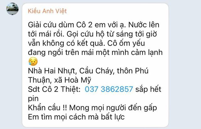 Người dân Đắk Lắk lên mạng cầu cứu trong đêm khi nước lũ dâng cao  - Ảnh 2.