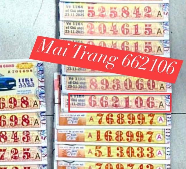 14 tờ trúng độc đắc xổ số miền Nam ngày 23 tháng 11: Đại lýđăngFacebooktìm người mua - Ảnh 1.