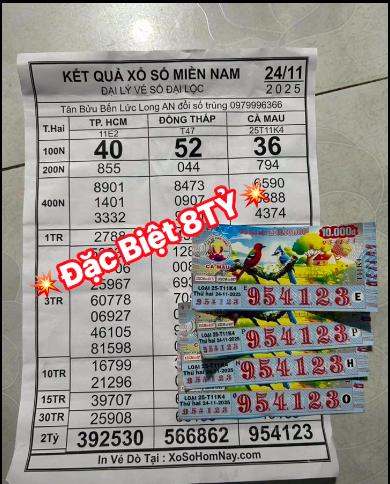 Trúng độc đắc 8 tỉ xổ số miền Nam: Khách lĩnh thưởng, cho đại lý tiền  - Ảnh 1.
