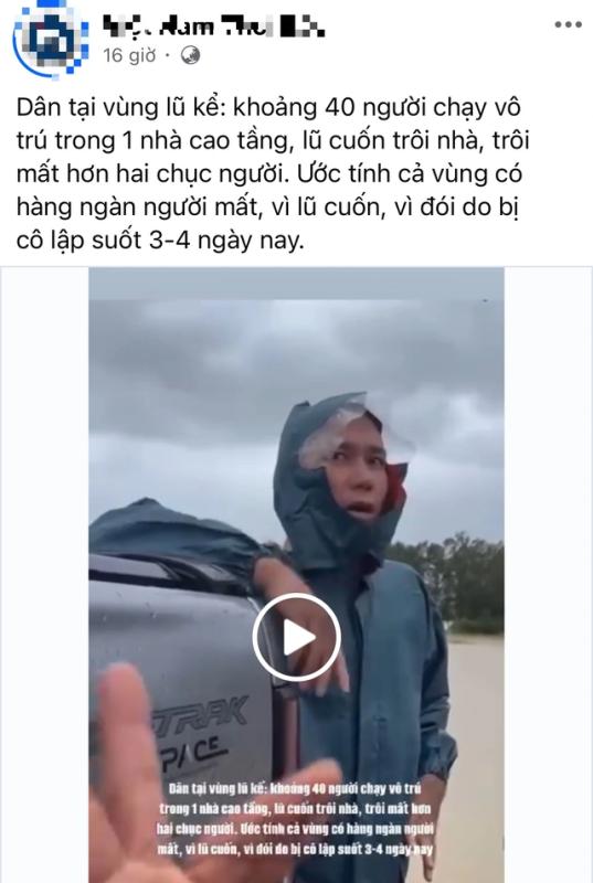 Thông tin hàng ngàn người chết do lũ ở Đắk Lắk là sai sự thật - Ảnh 1.