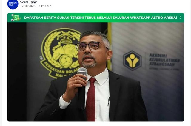 Tổng thư ký FAM mất việc oan hay bóng đá Malaysia đang diễn kịch trong run rẩy?- Ảnh 1.