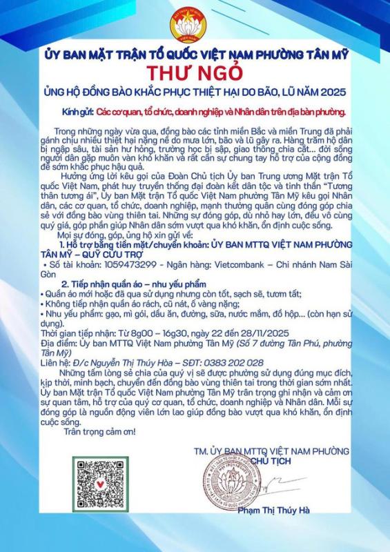 Trường học TP.HCM chia sẻ lời kêu gọi của Ủy ban MTTQ Việt Nam, cứu trợ miền Trung- Ảnh 4.