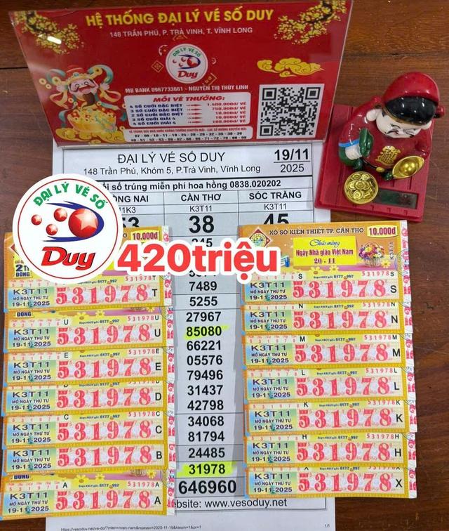 Khách TP.HCM trúng xổ số miền Nam ngày 19 tháng 11, lấy tiền mặt sắm vàng
- Ảnh 2.
