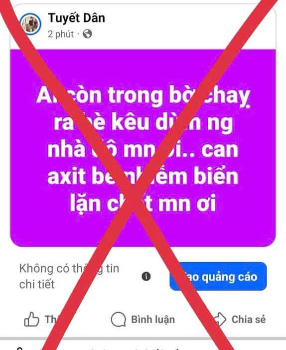 Thông tin về axit sunfuric trôi nổi trong nước lũ và sự thật về các ca tử vong - Ảnh 2.