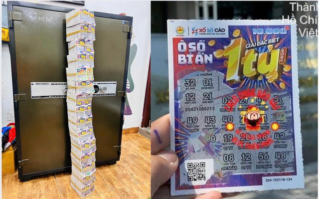 'Choáng' với chồng vé… 15.000 tờ trúng xổ số cào TP.HCM; 4 vé đặc biệt lộ diện - Ảnh 1.