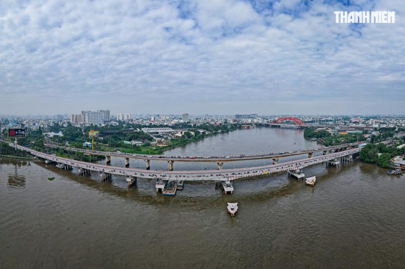 Cầu Bình Triệu 1 chính thức thông xe sau khi nâng tĩnh không lên hơn 1 mét- Ảnh 8.