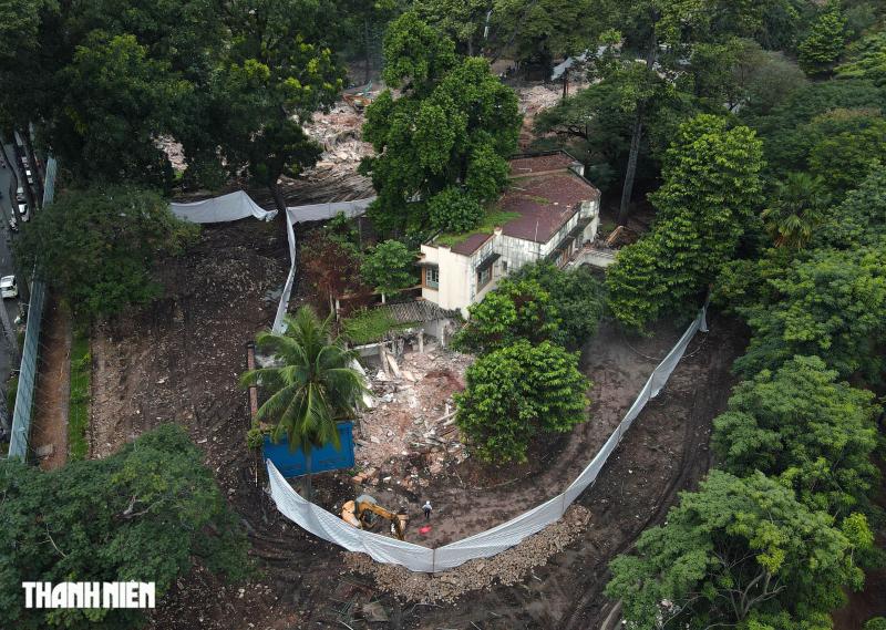 TP.HCM tháo dỡ 3 biệt thự trong khu đất số 1 Lý Thái Tổ - Ảnh 6.