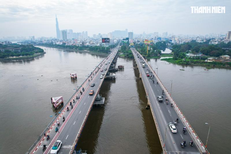 Cầu Bình Triệu 1 chính thức thông xe sau khi nâng tĩnh không lên hơn 1 mét- Ảnh 4.