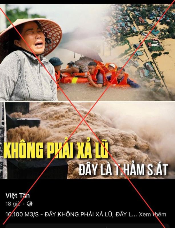 Bộ Công an cảnh báo tình trạng dùng AI xuyên tạc tình hình mưa lũ miền Trung- Ảnh 1.