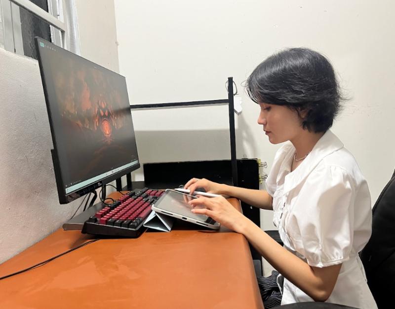 Nữ sinh biến truyền thuyết cá sấu Năm Chèo thành game 'hot' miền Tây - Ảnh 3.