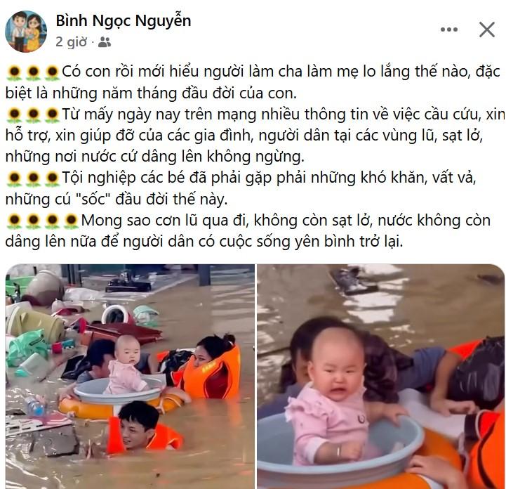 Mạng xã hội kêu cứu người dân vùng lũ: Giới trẻ đồng lòng hỗ trợ - Ảnh 2.