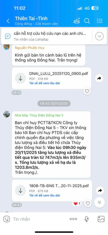 Thủy điện Đồng Nai 5 phản hồi khi xã nói 'không nhận được thông báo xả lũ'- Ảnh 6.